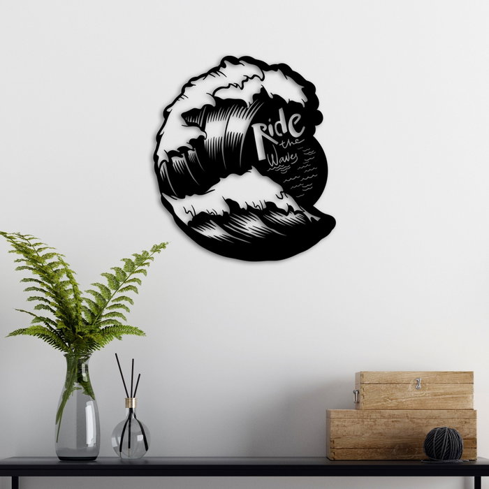 Wallity Ride The Waves Escultura de pared